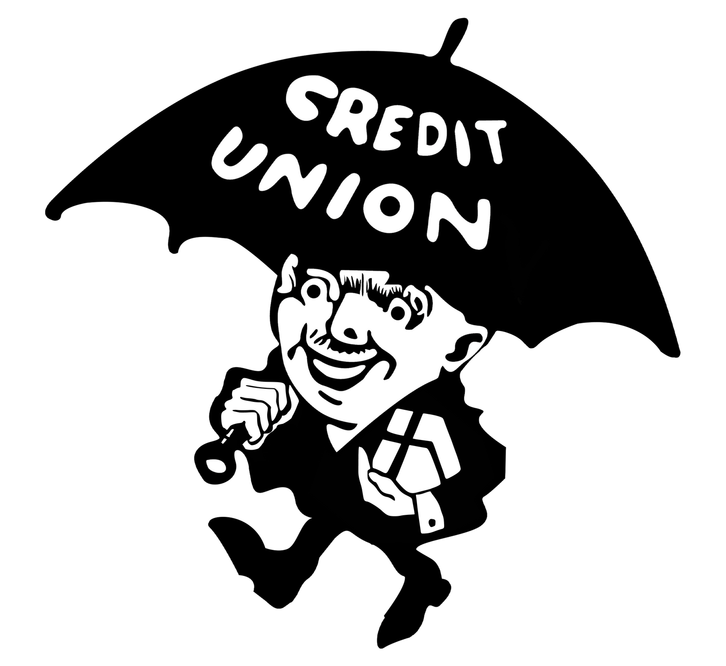 Credit Union Umbrella Man Logo Download