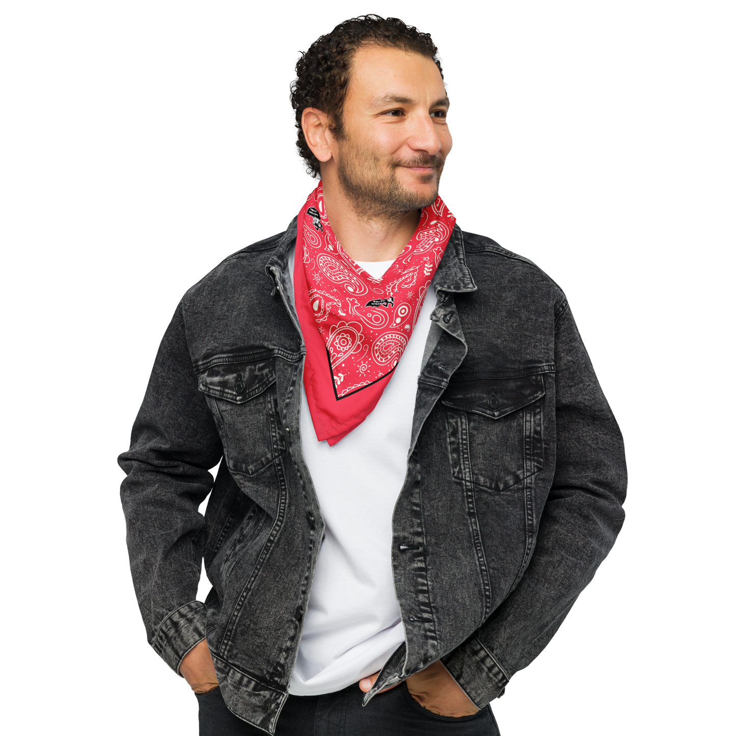 Umbrella Man Red Bandana
