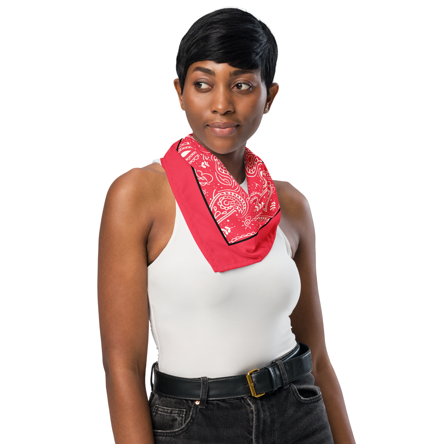 Umbrella Man Red Bandana