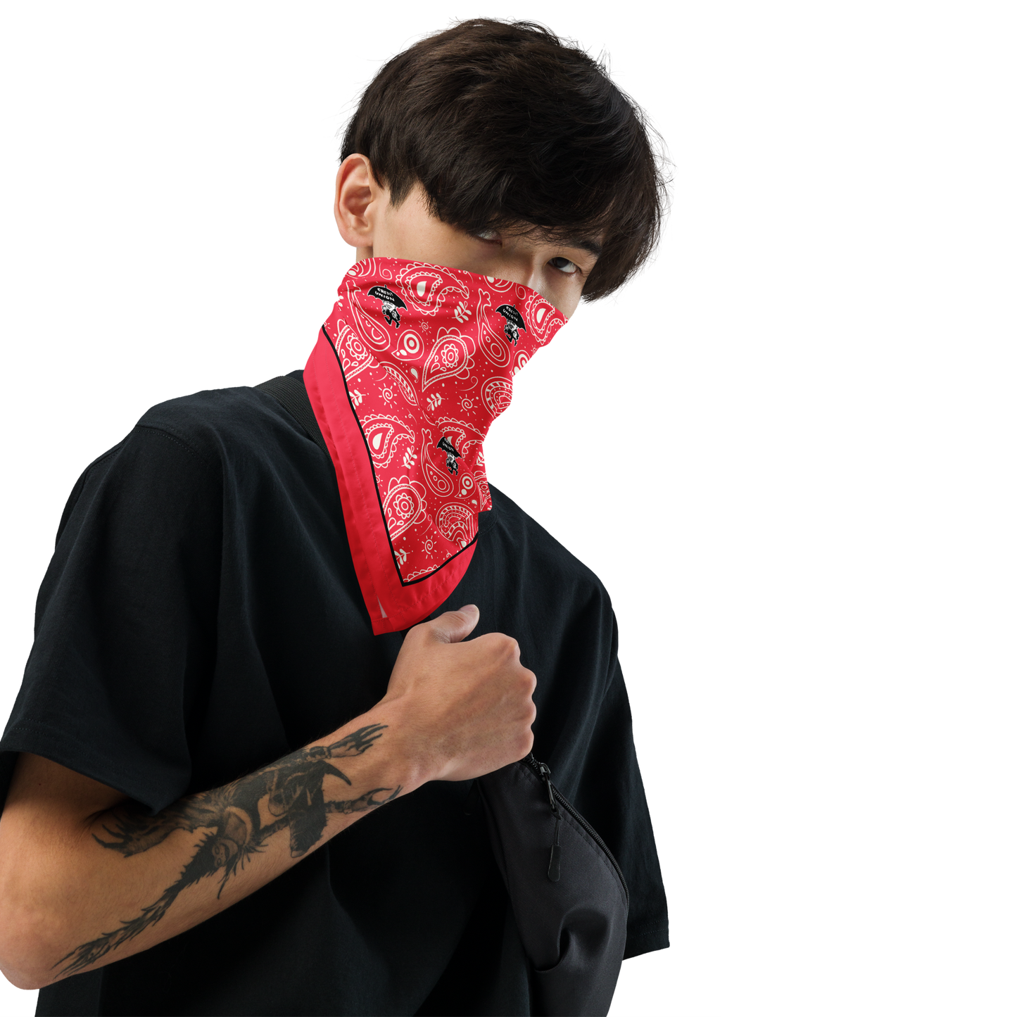 Umbrella Man Red Bandana