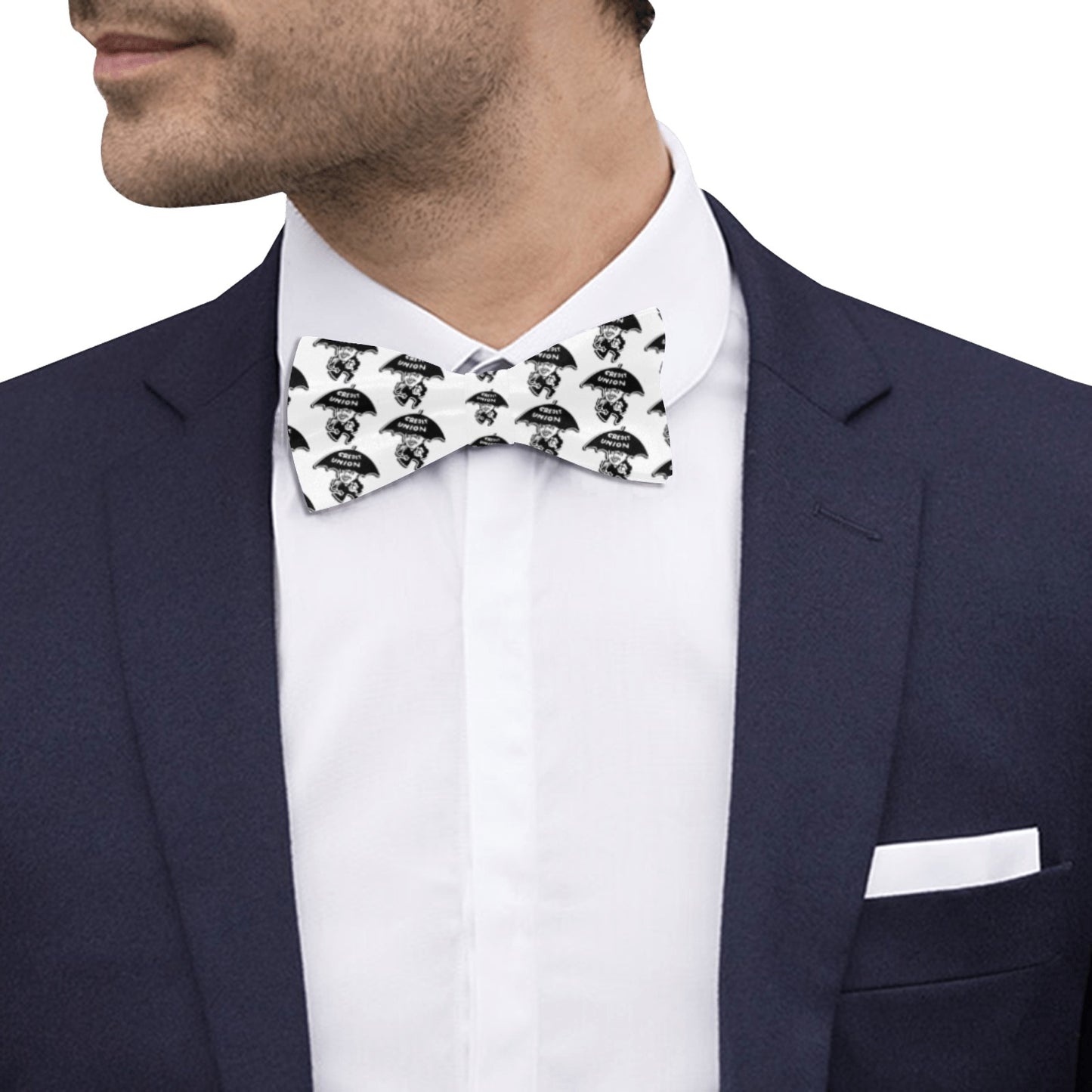 Umbrella Man Bow Tie (Bow-Tie) White