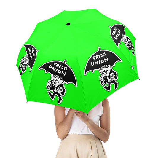 Credit Union Umbrella Man Umbrella (Bright Green)