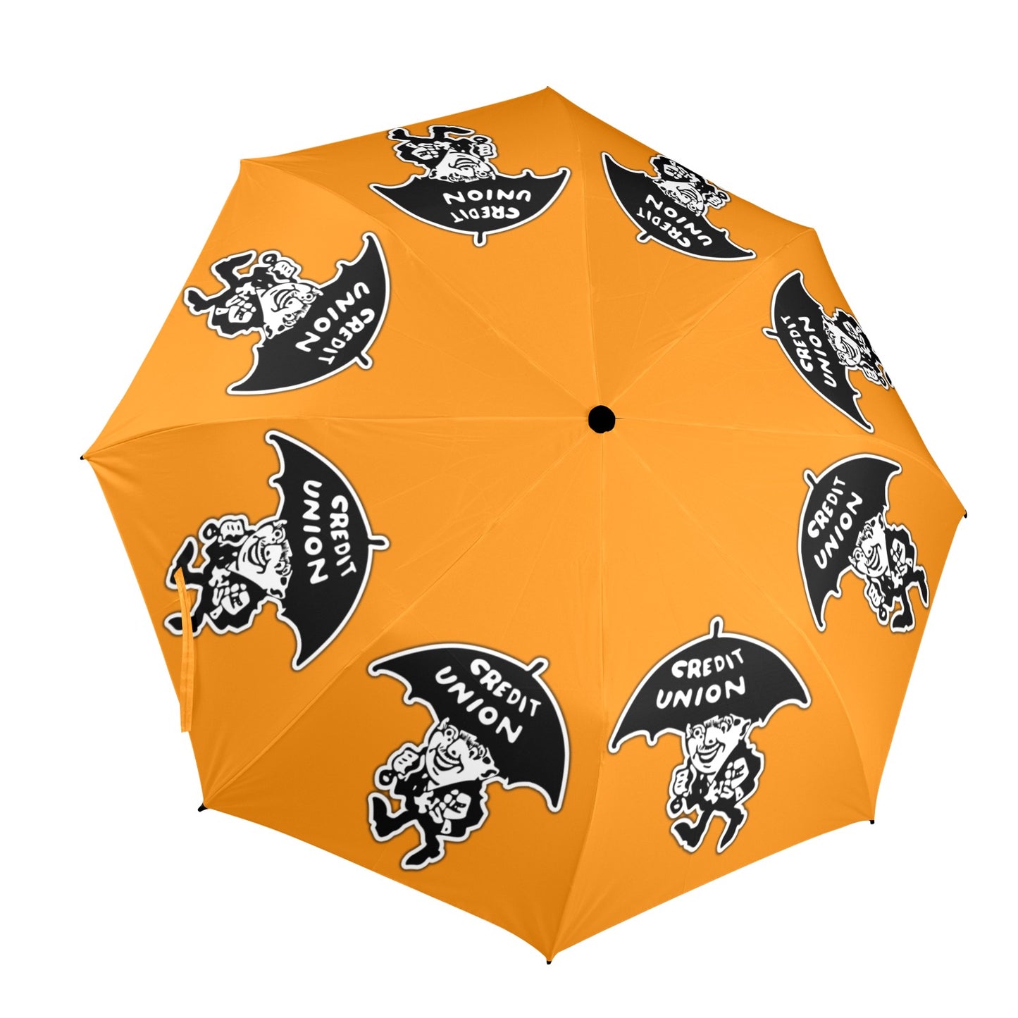 Credit Union Umbrella Man Umbrella (Bright Orange)