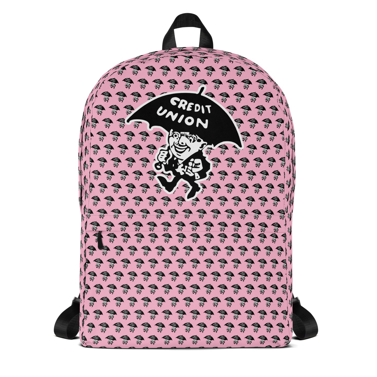 Credit Union Umbrella Man Backpack - Pink