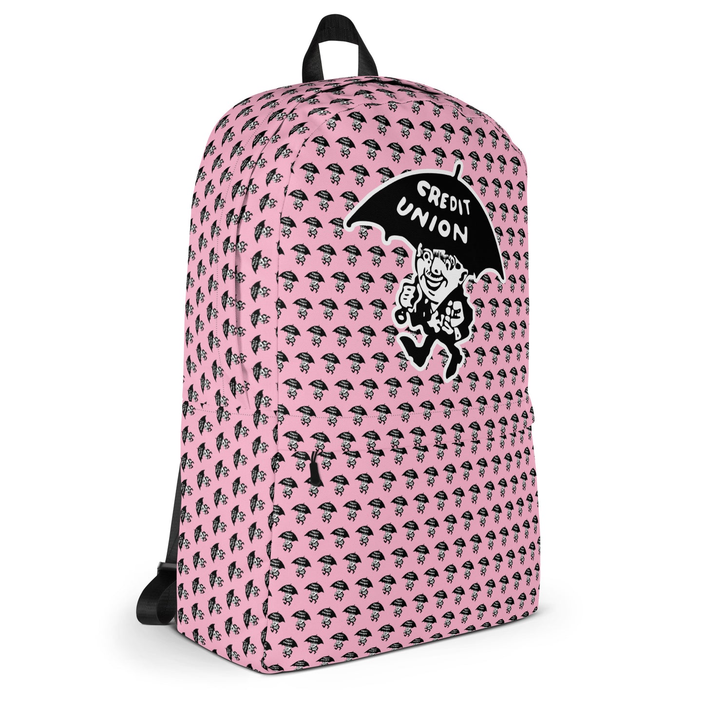 Credit Union Umbrella Man Backpack - Pink