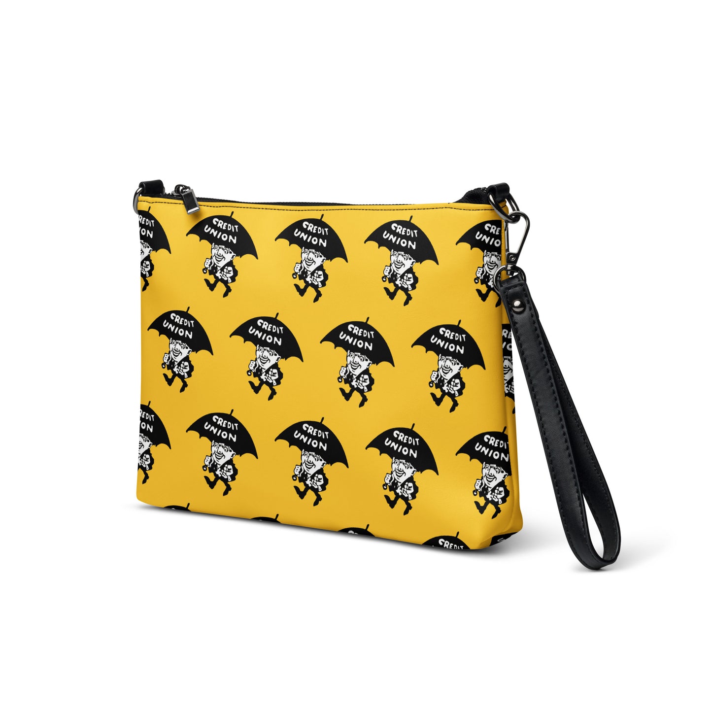 Credit Union Umbrella Man Crossbody Bag