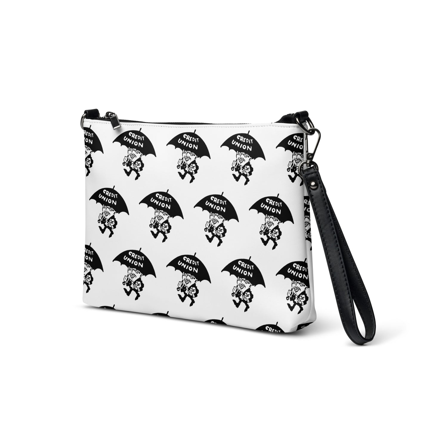 Credit Union Umbrella Man Crossbody Bag