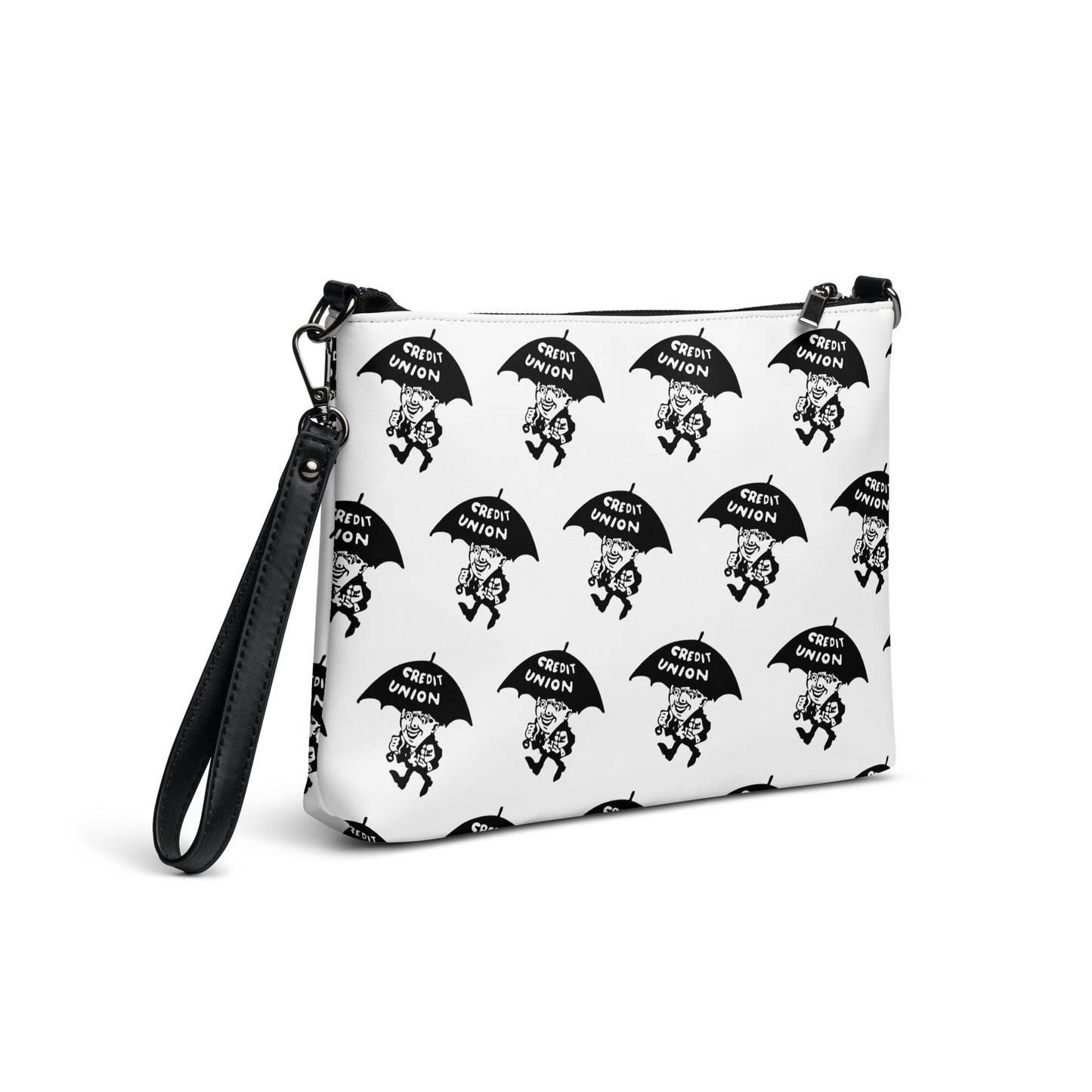 Credit Union Umbrella Man Crossbody Bag