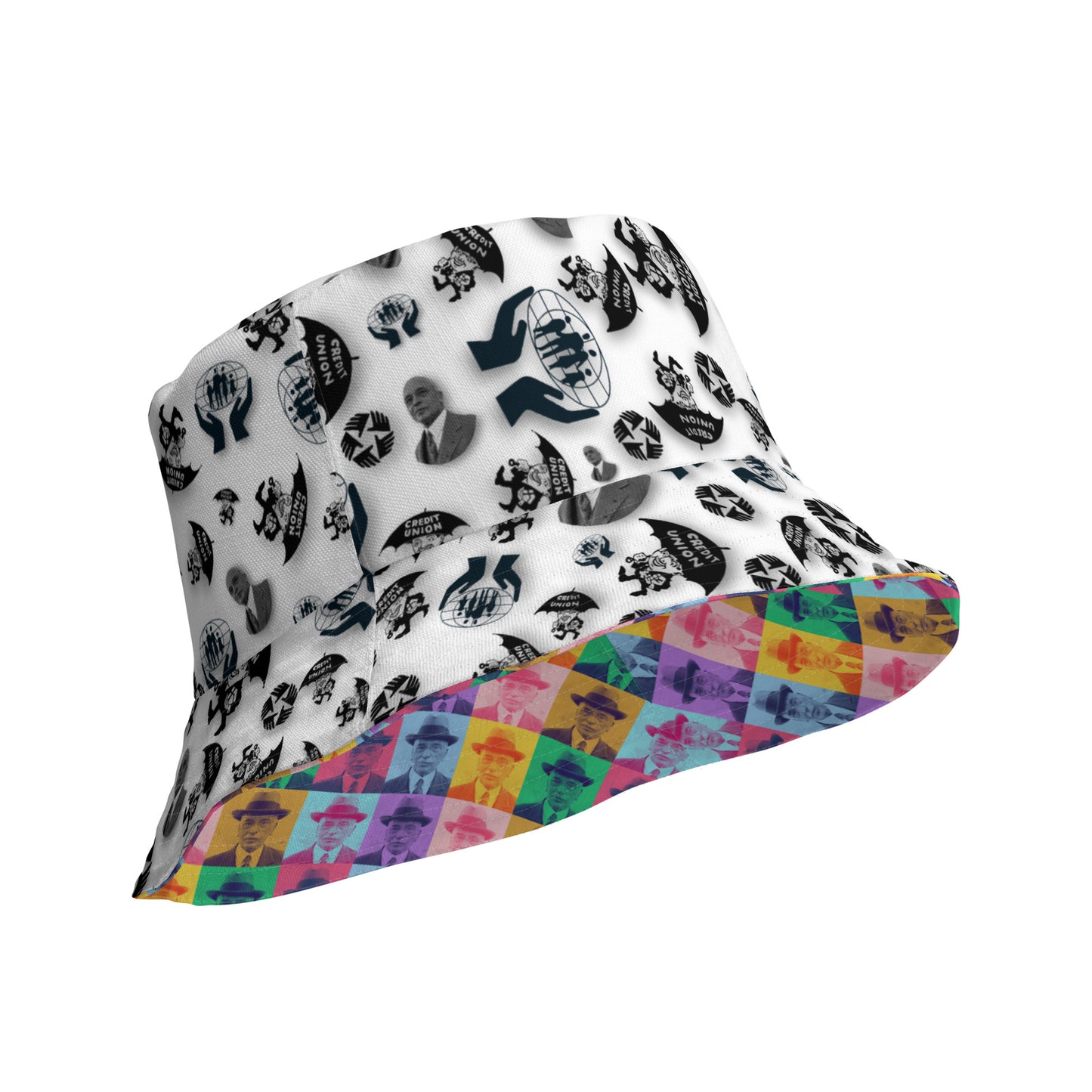 Ed Filene Collage Reversible Credit Union bucket hat