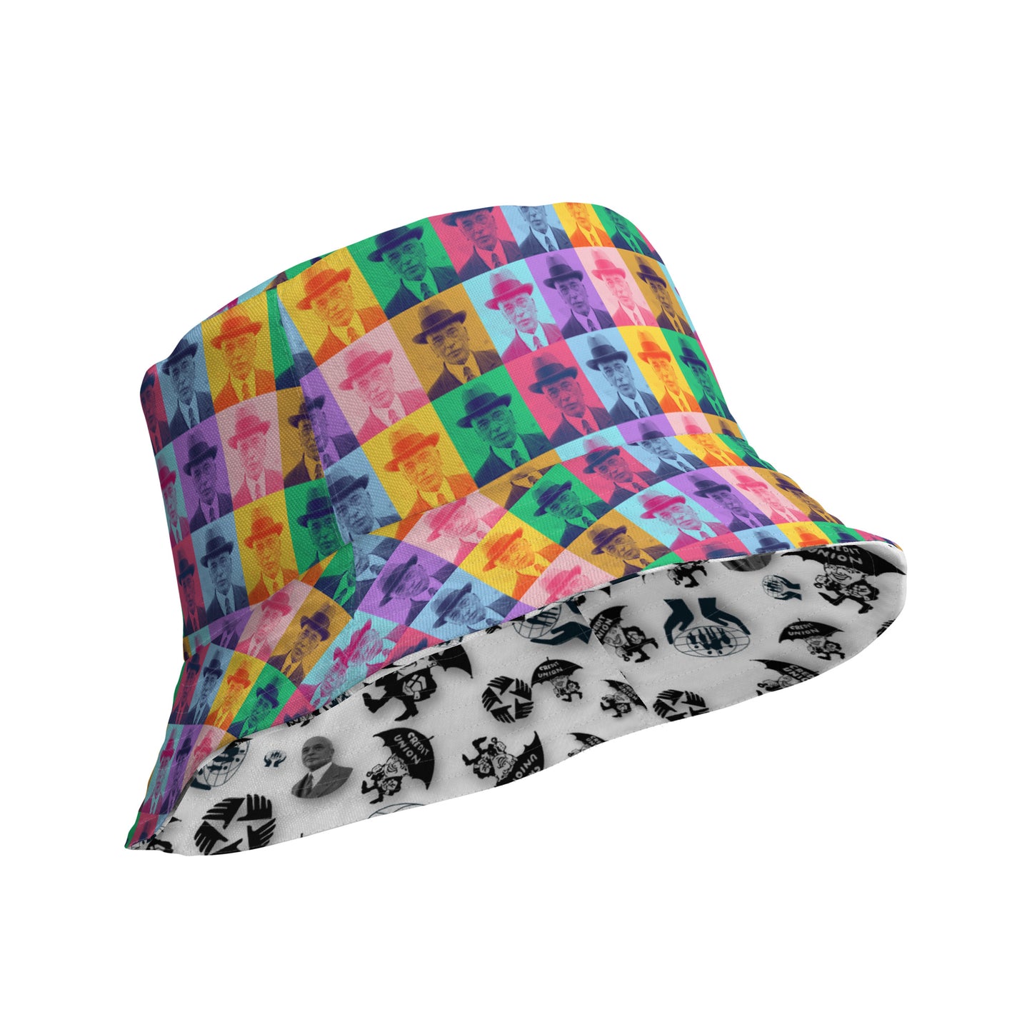 Ed Filene Collage Reversible Credit Union bucket hat