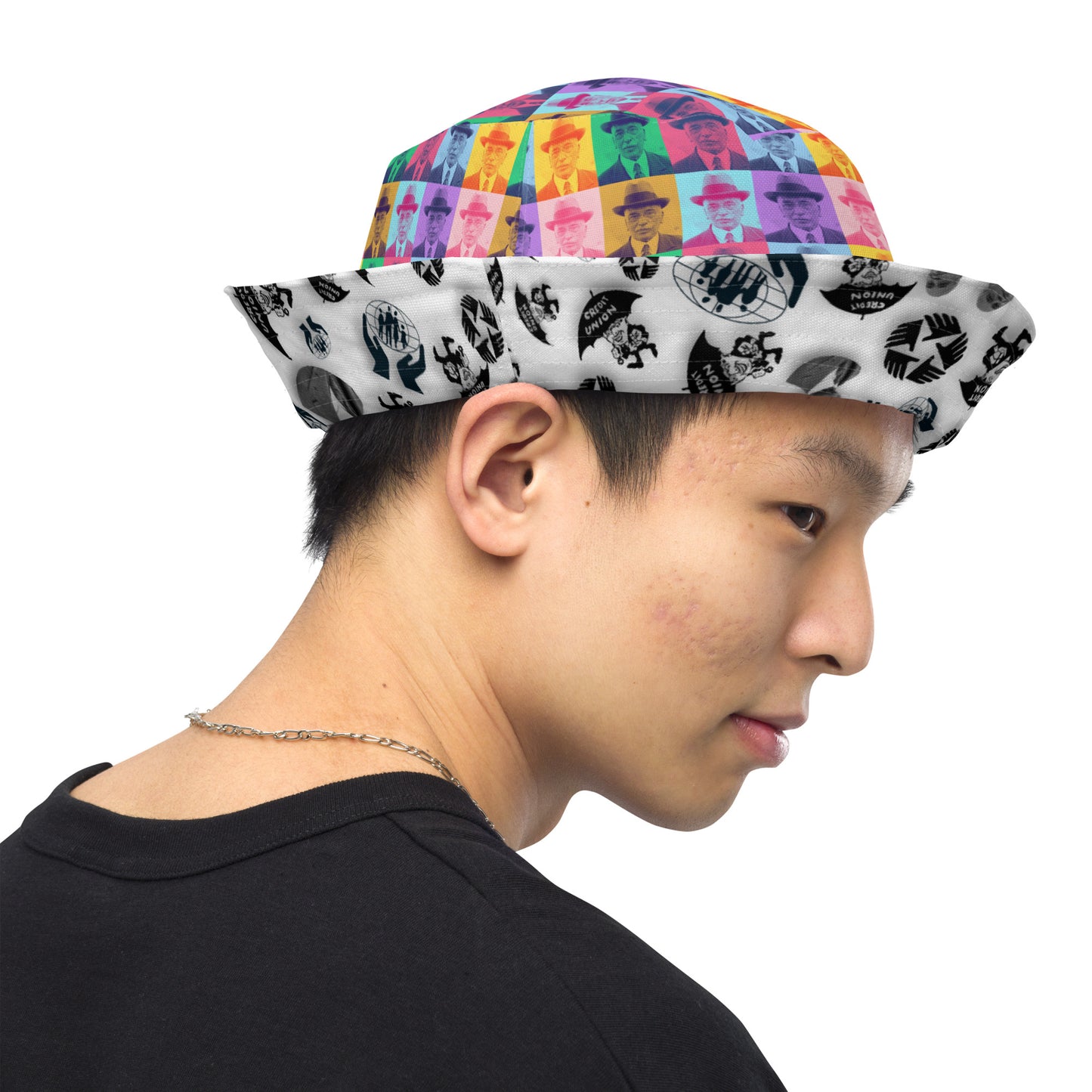 Ed Filene Collage Reversible Credit Union bucket hat