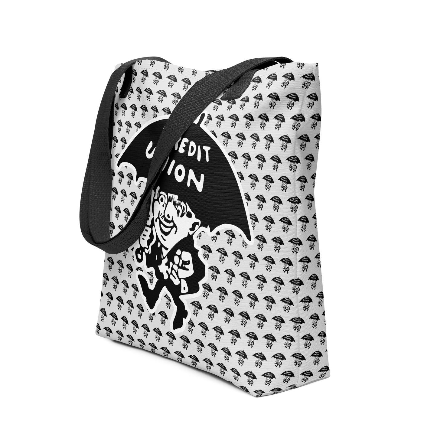 Credit Union Umbrella Man Tote Bag