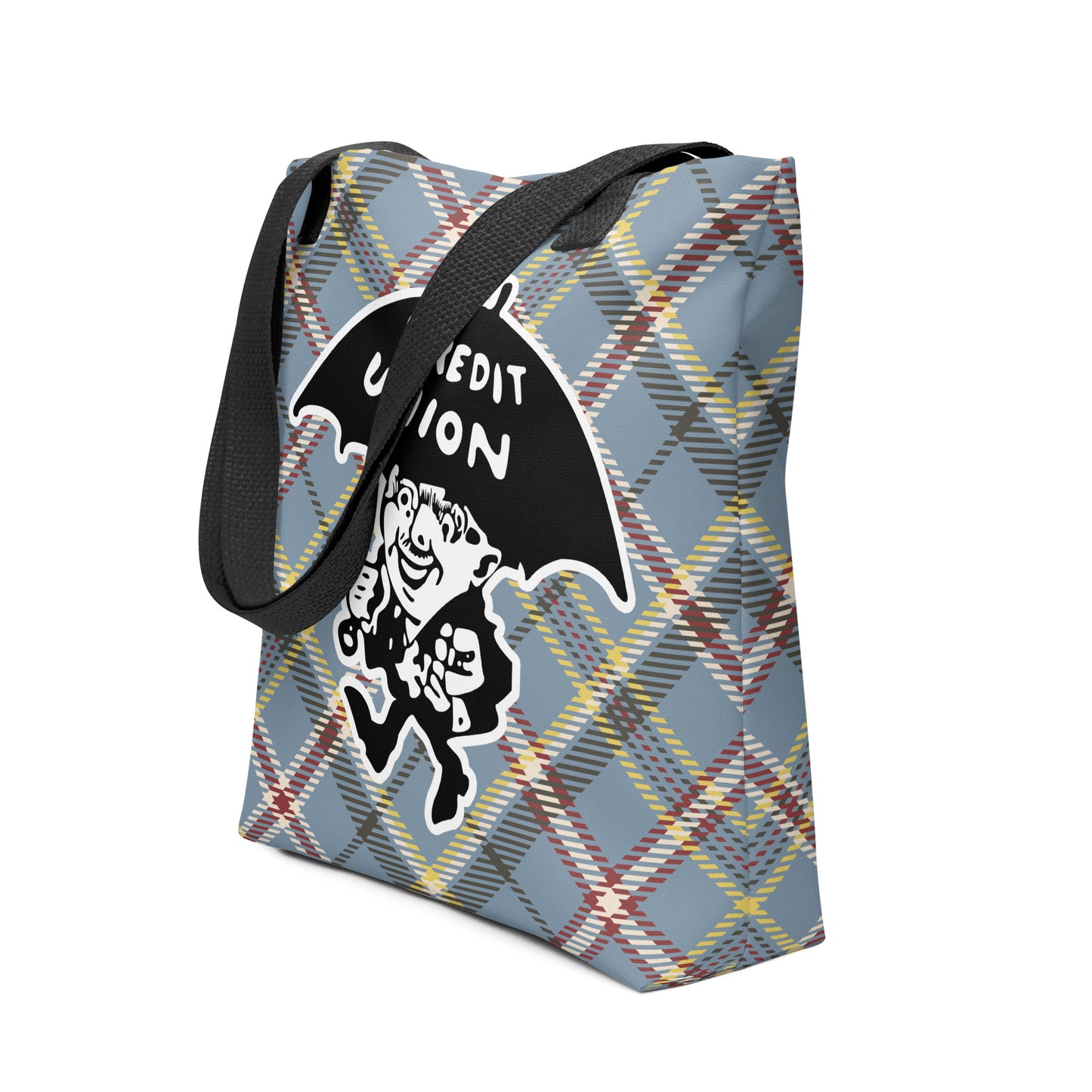 Credit Union Umbrella Man Tote Bag