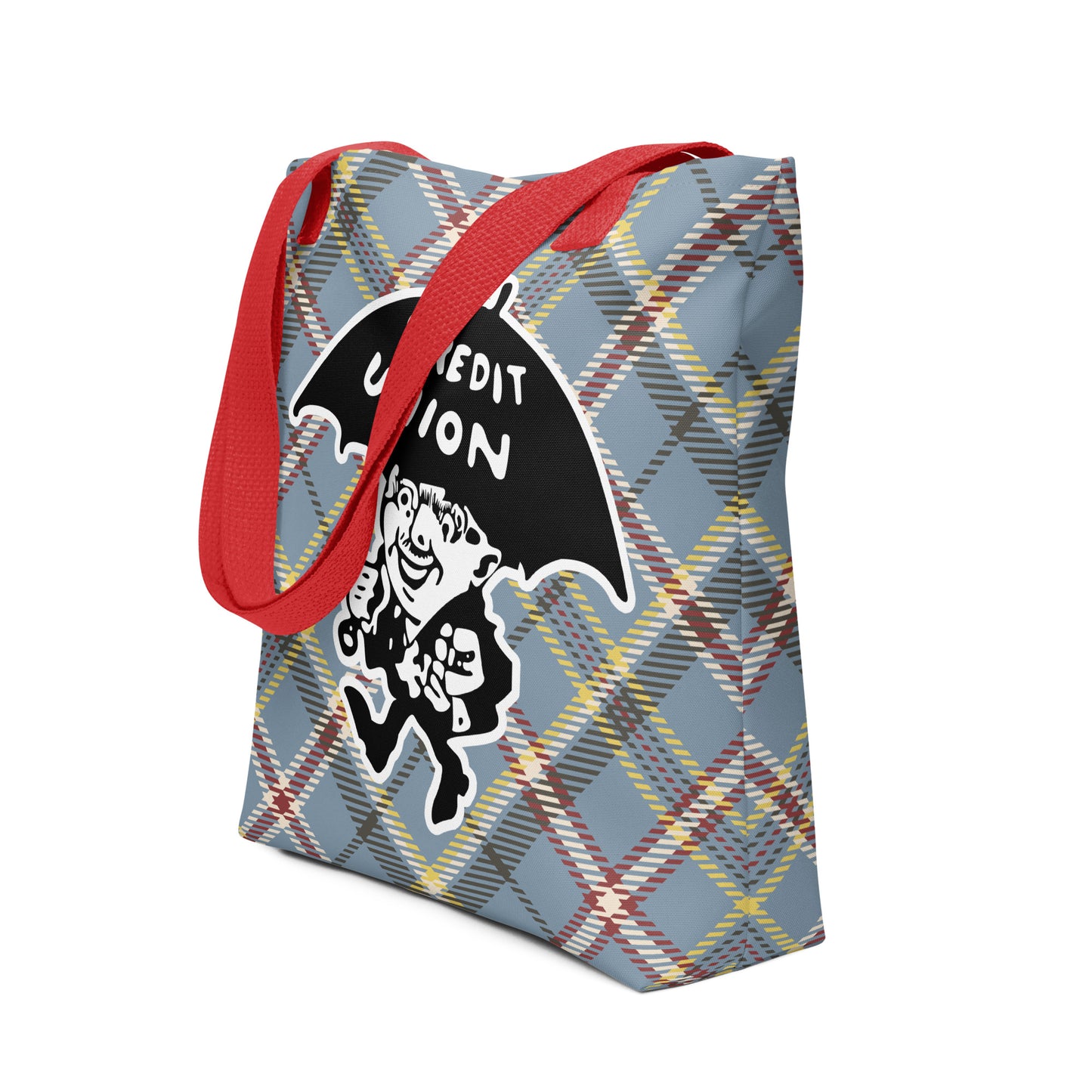 Credit Union Umbrella Man Tote Bag