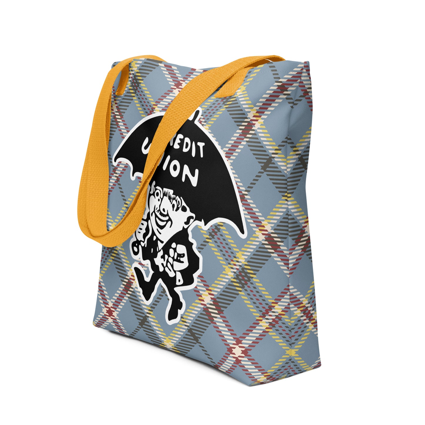 Credit Union Umbrella Man Tote Bag