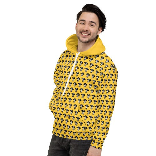 Credit Union Umbrella Man Yellow Hoodie "The Nanci"