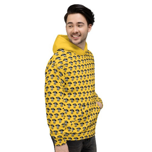 Credit Union Umbrella Man Yellow Hoodie "The Nanci"