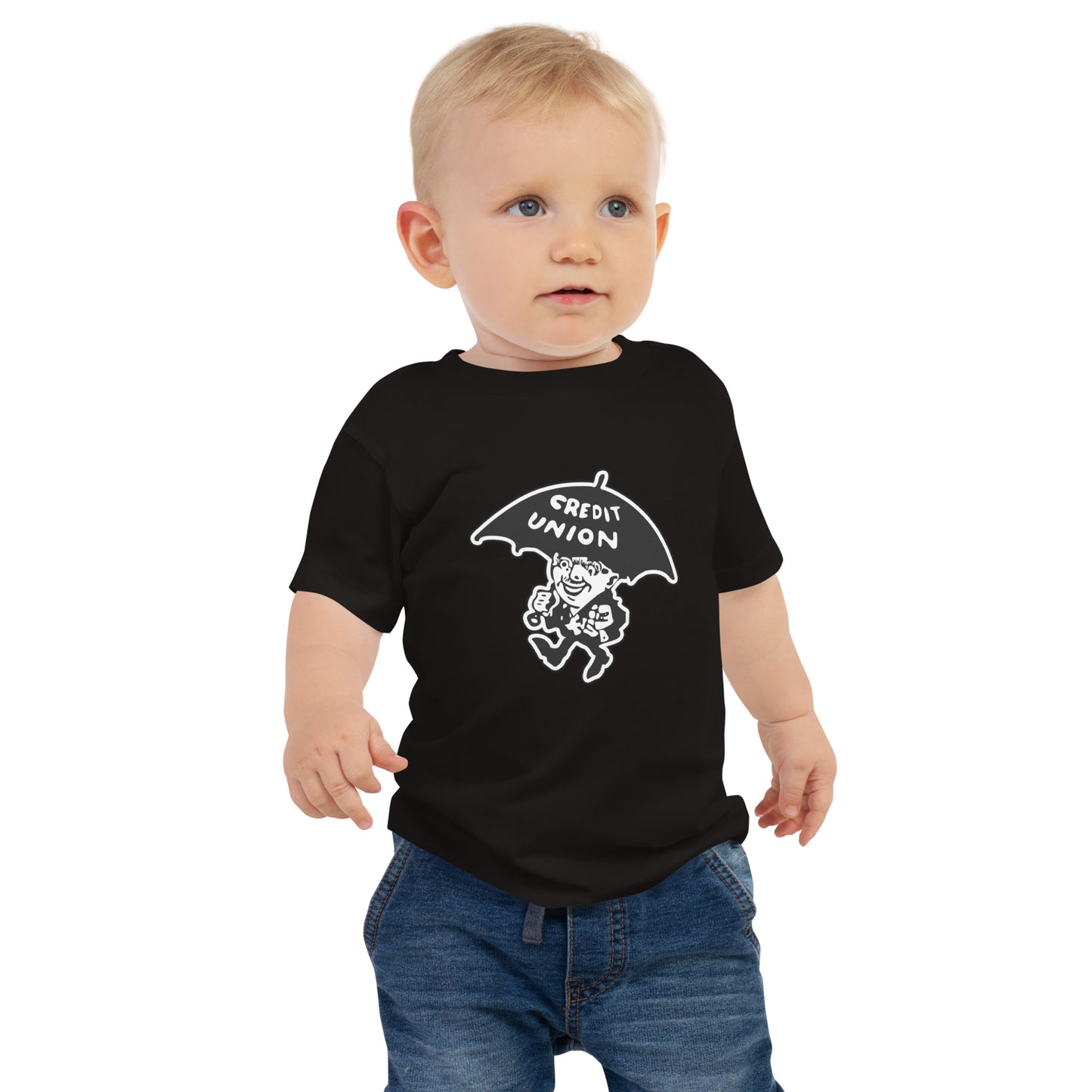 Baby Umbrella Man Jersey Short Sleeve Tee