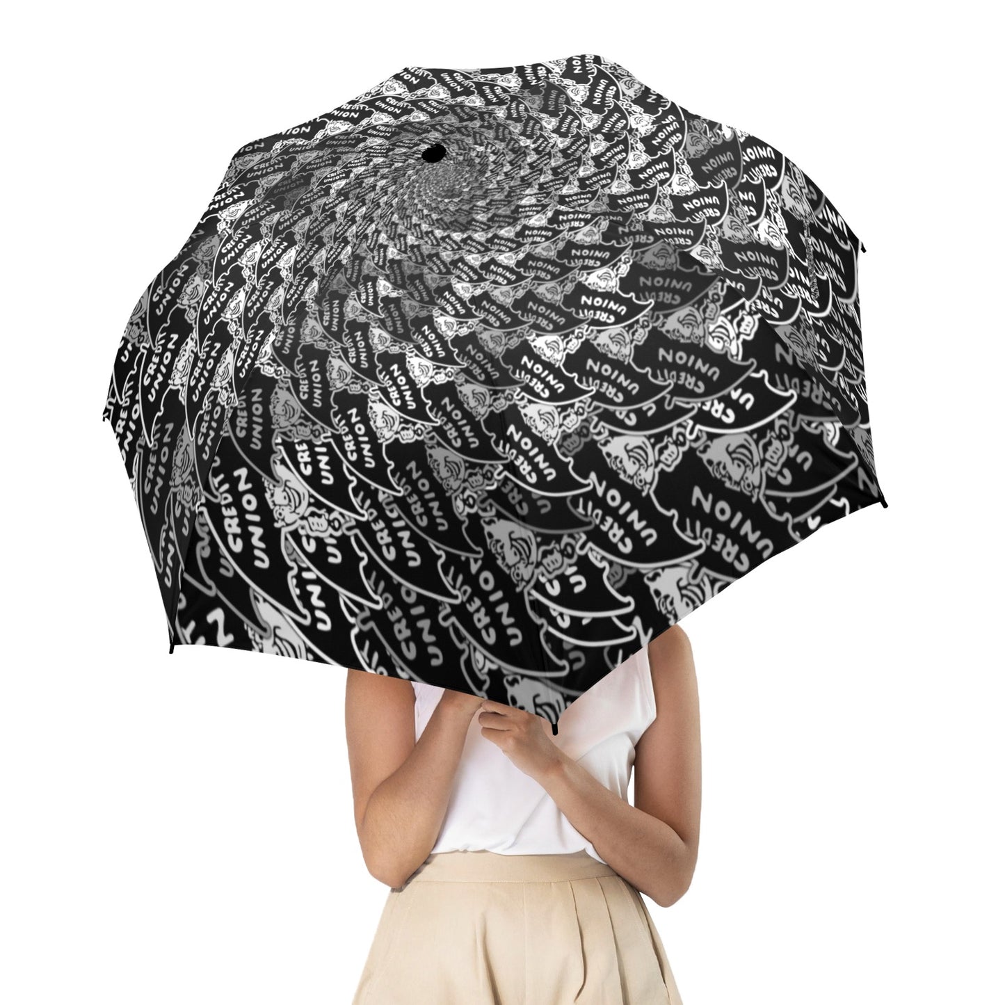 Credit Union Umbrella Man Umbrella (Spiral)