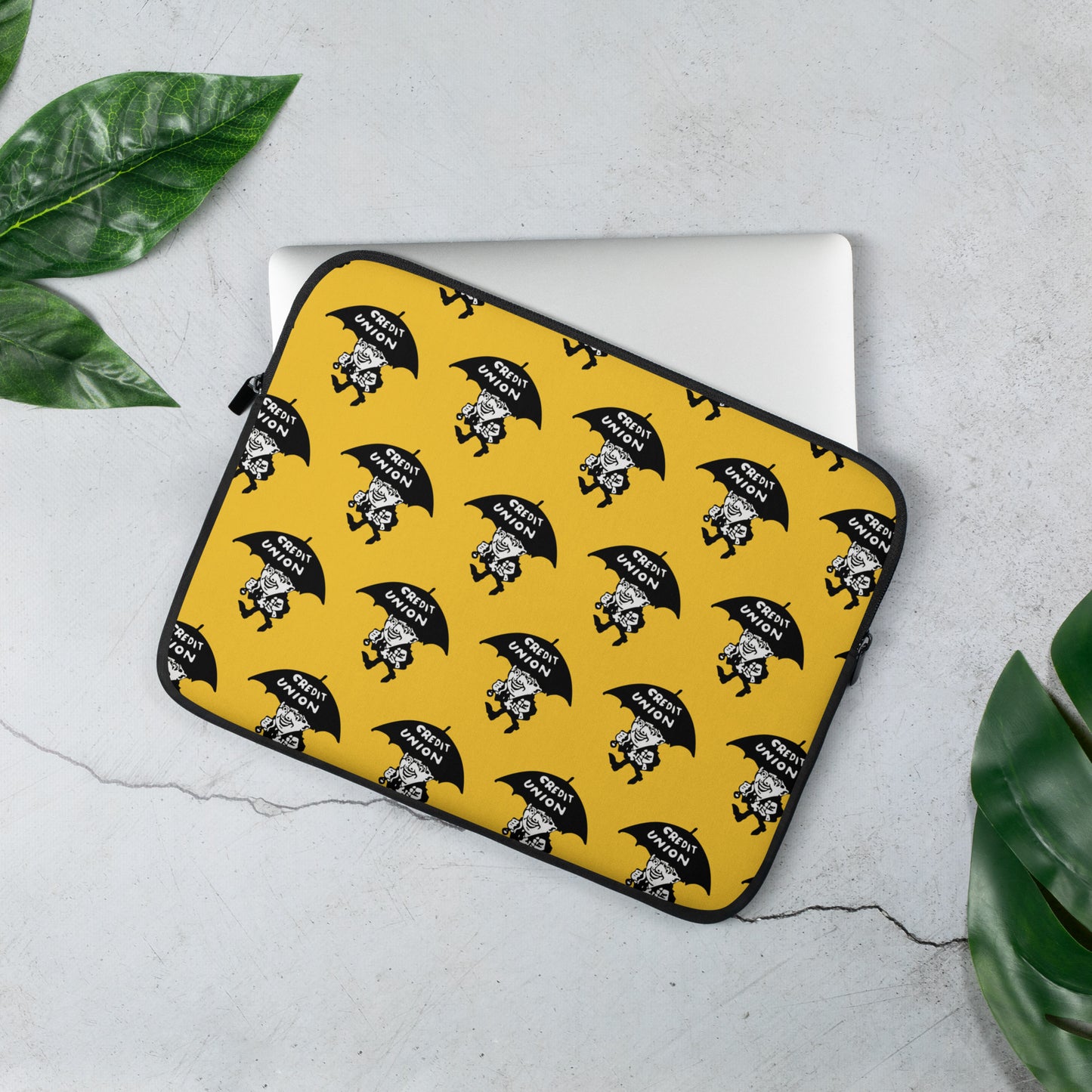 Umbrella Man Laptop Sleeve (13” & 15”) – Yellow