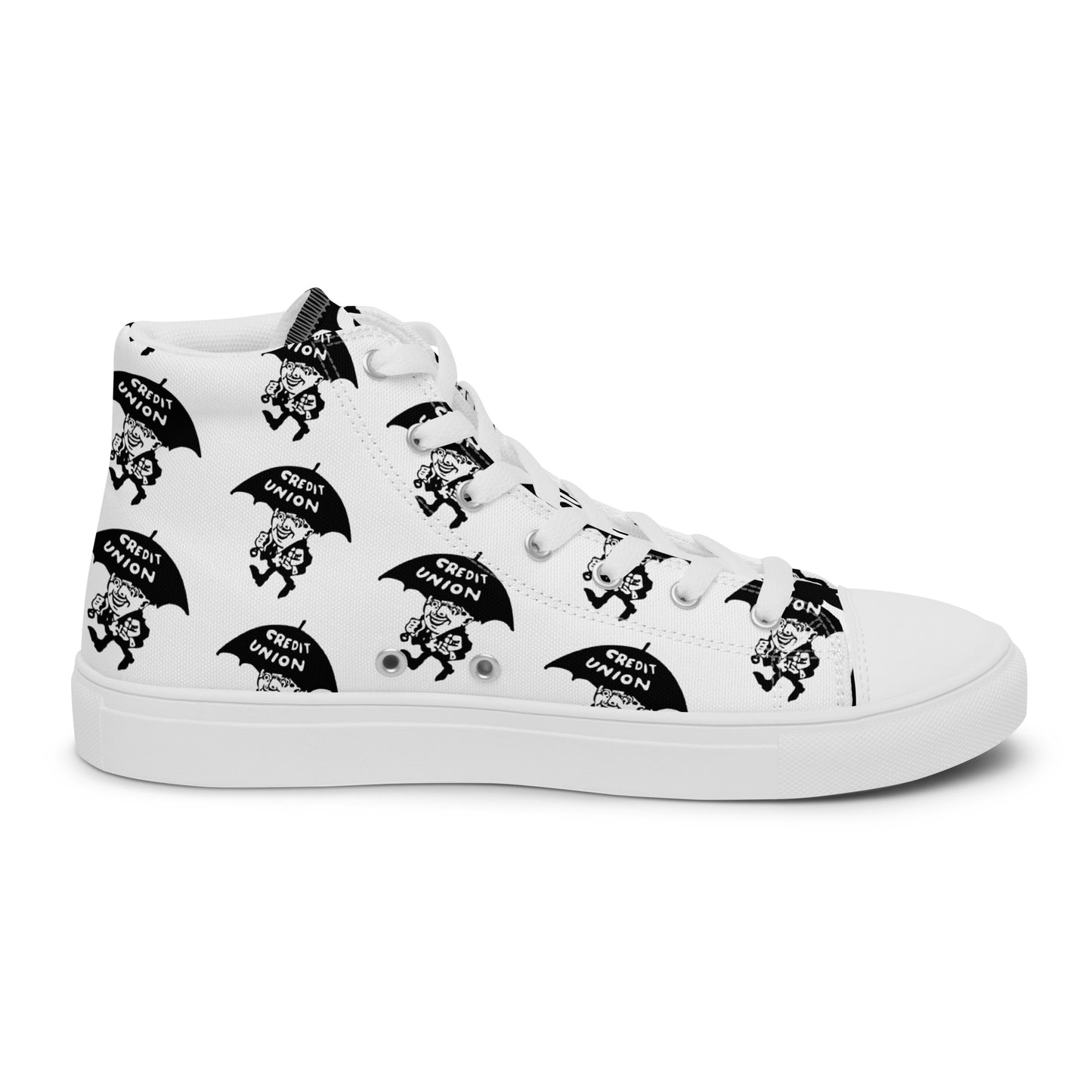 Credit Union Umbrella Man Canvas Shoes