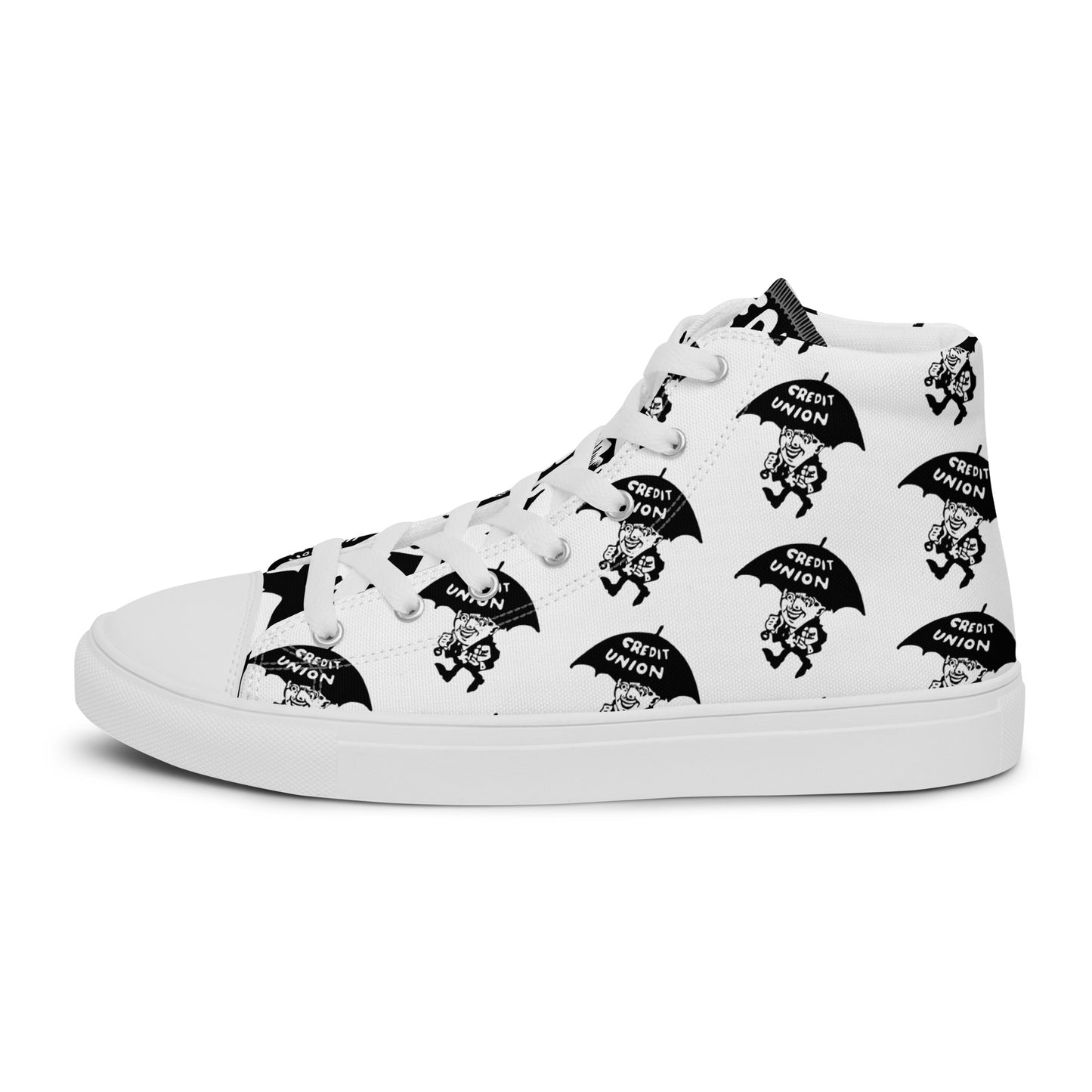 Credit Union Umbrella Man Canvas Shoes