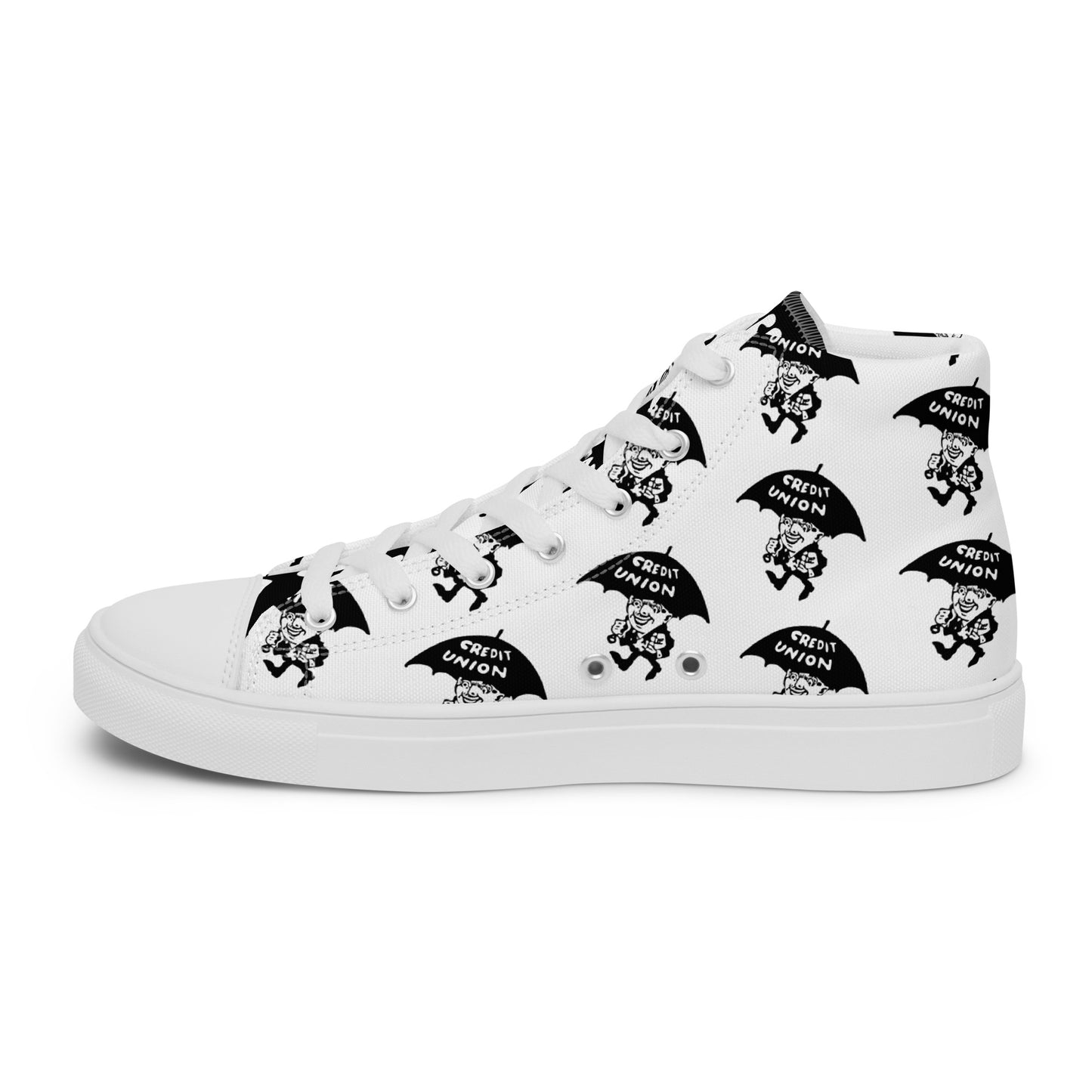 Credit Union Umbrella Man Canvas Shoes