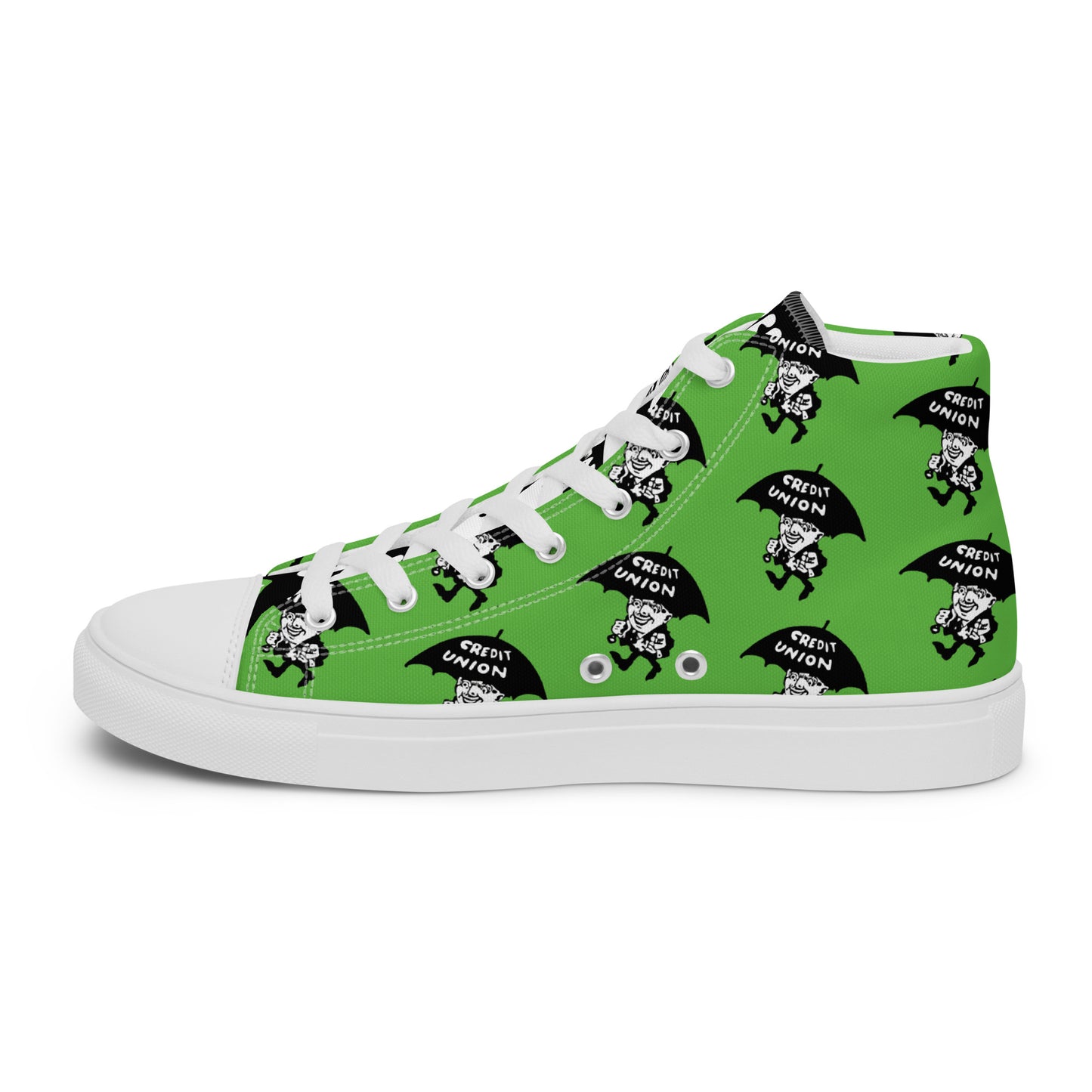 Credit Union Umbrella Man Canvas Shoes