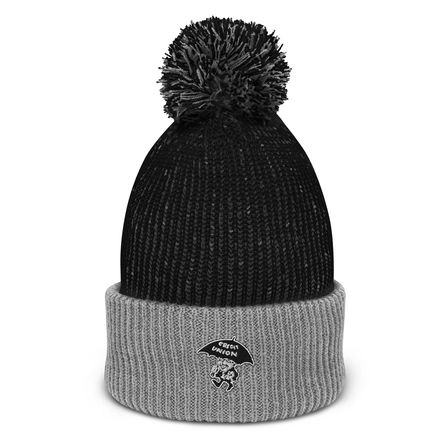 Credit Union Umbrella Man Pom-Pom Beanie / Toque / Winter Hat