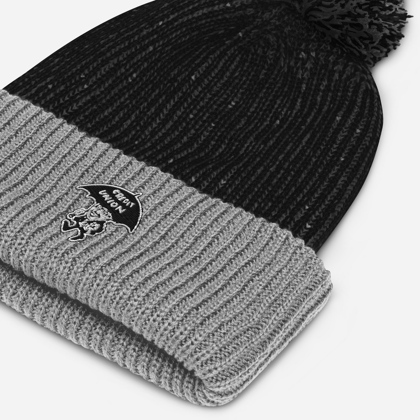 Credit Union Umbrella Man Pom-Pom Beanie / Toque / Winter Hat