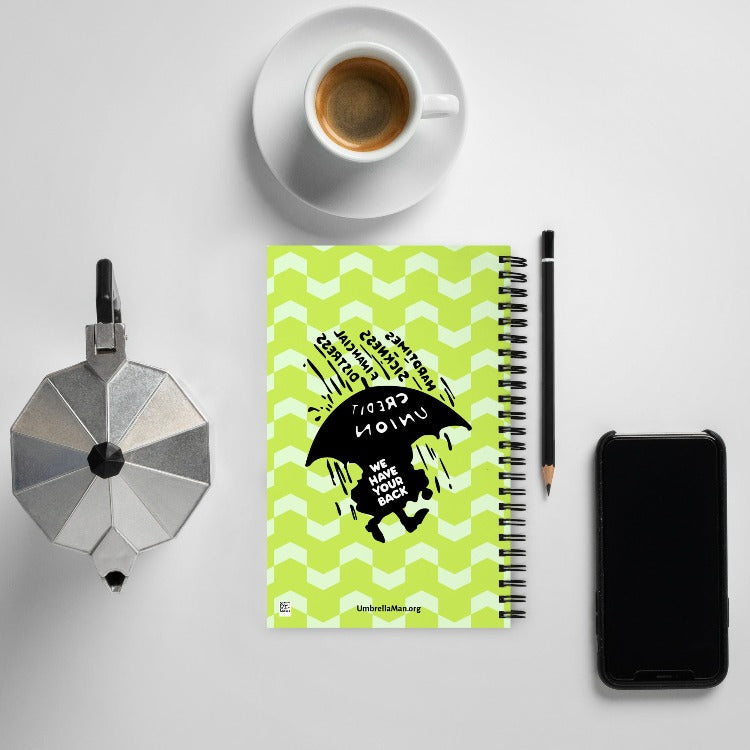 Umbrella Man Spiral Notebook