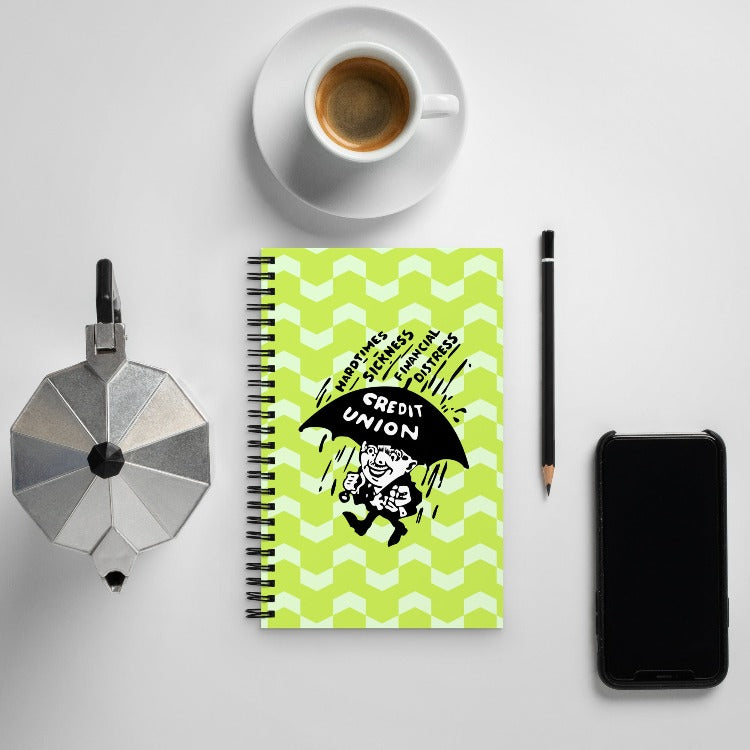 Umbrella Man Spiral Notebook