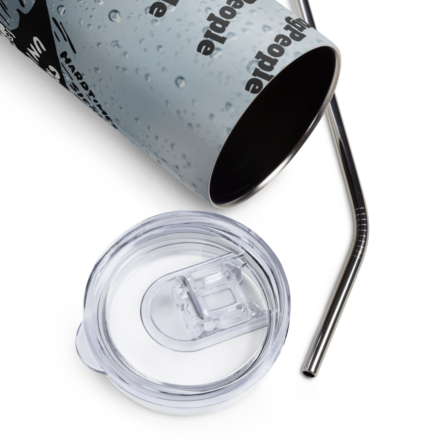 Umbrella Man Tumbler - Raindrops