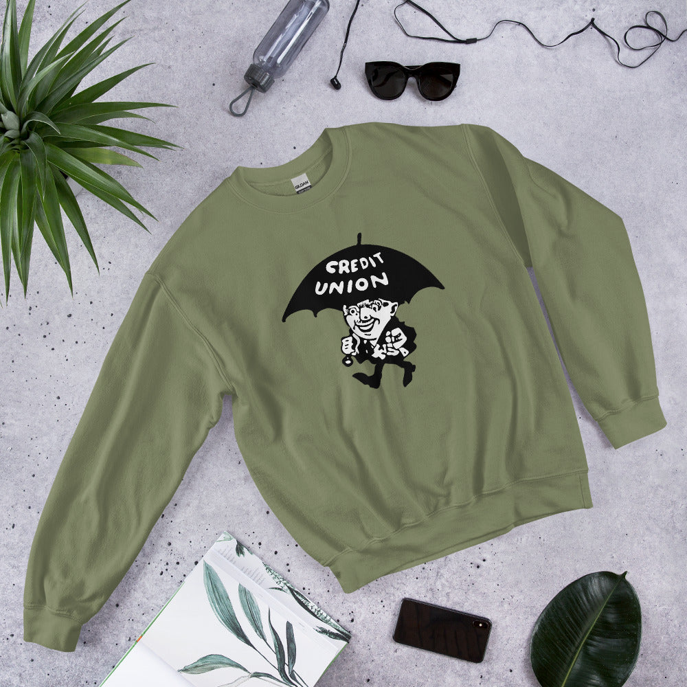 Umbrella Man Crewneck Sweatshirt