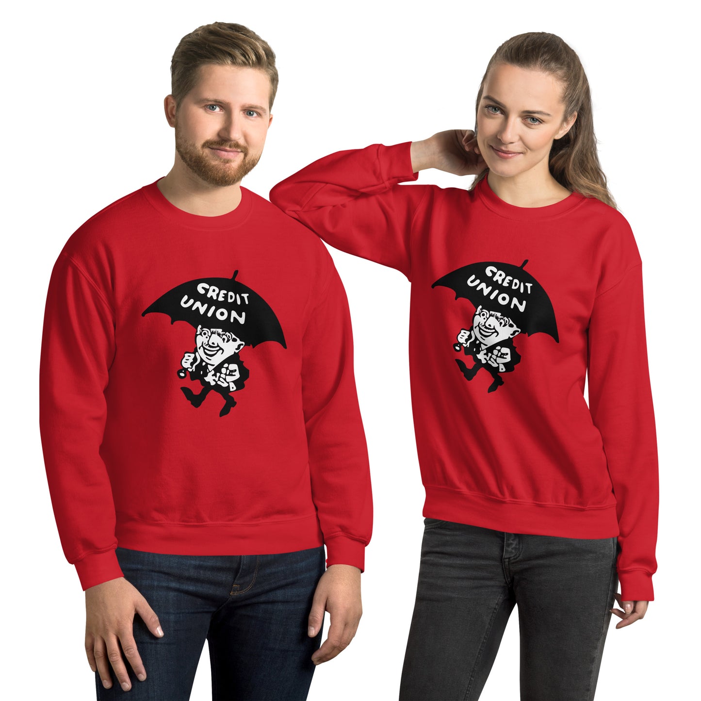 Umbrella Man Crewneck Sweatshirt