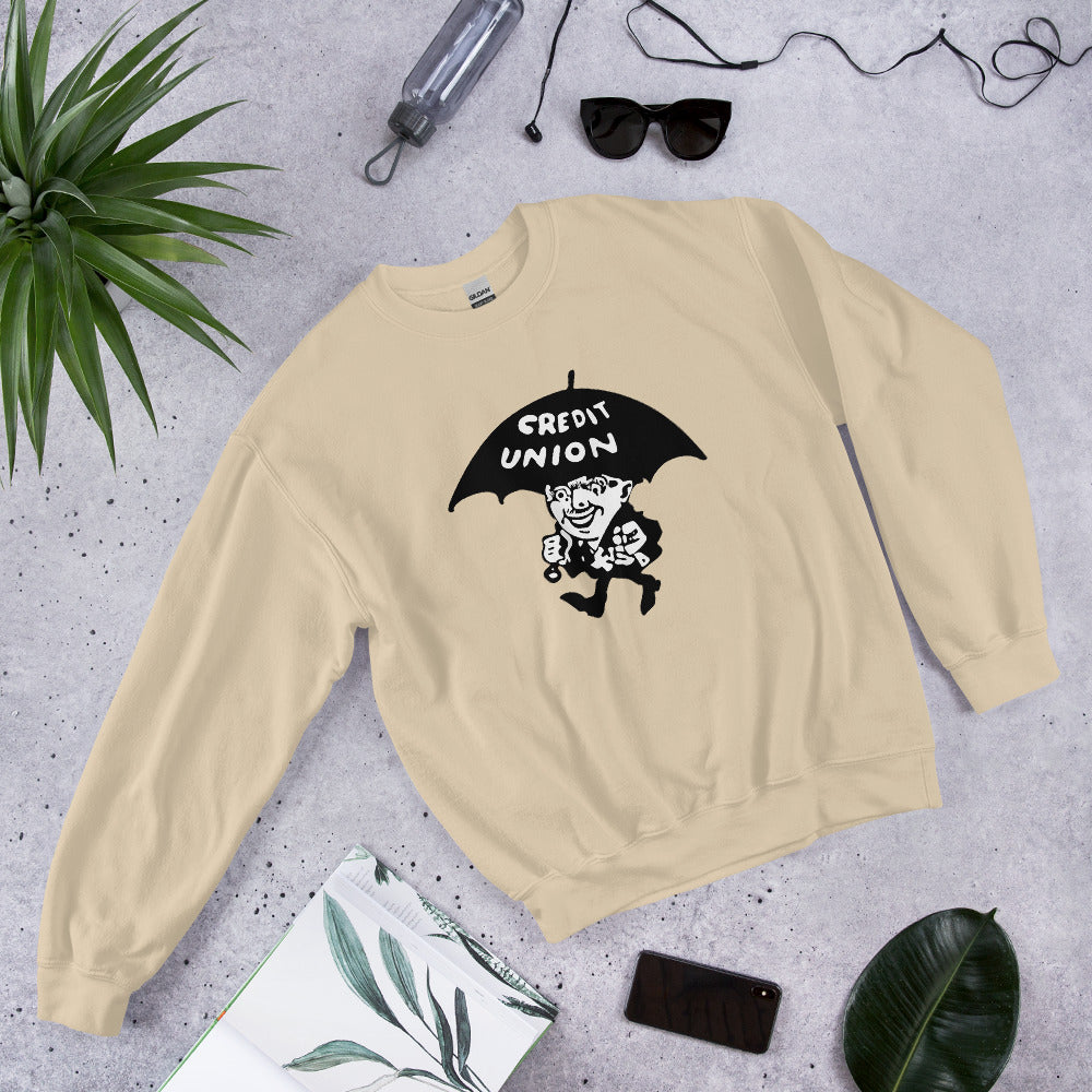 Umbrella Man Crewneck Sweatshirt