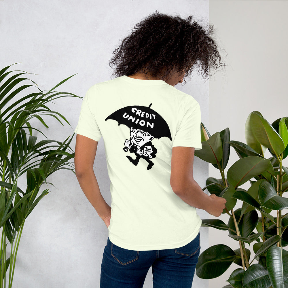 Credit Union Umbrella Man T-Shirt