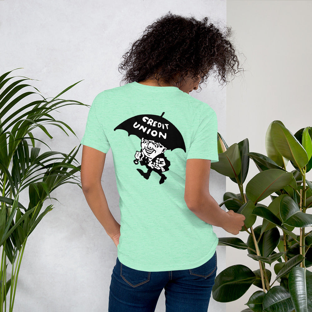 Credit Union Umbrella Man T-Shirt