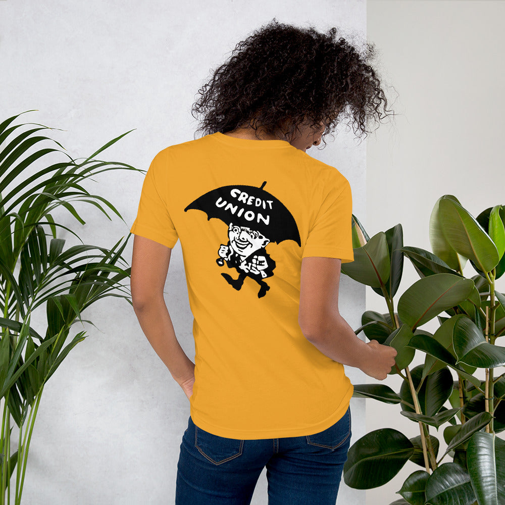 Credit Union Umbrella Man T-Shirt