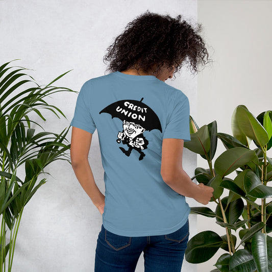 Credit Union Umbrella Man T-Shirt