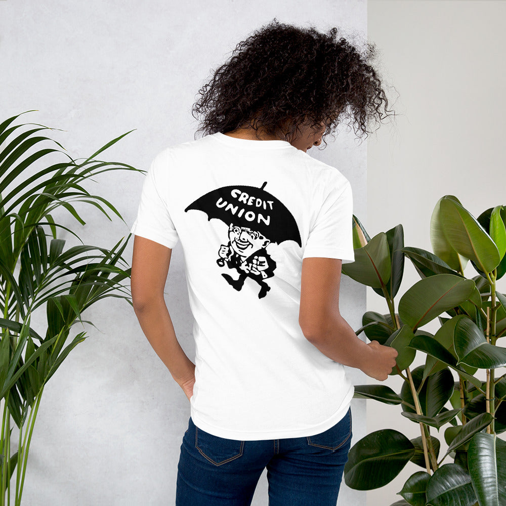 Credit Union Umbrella Man T-Shirt