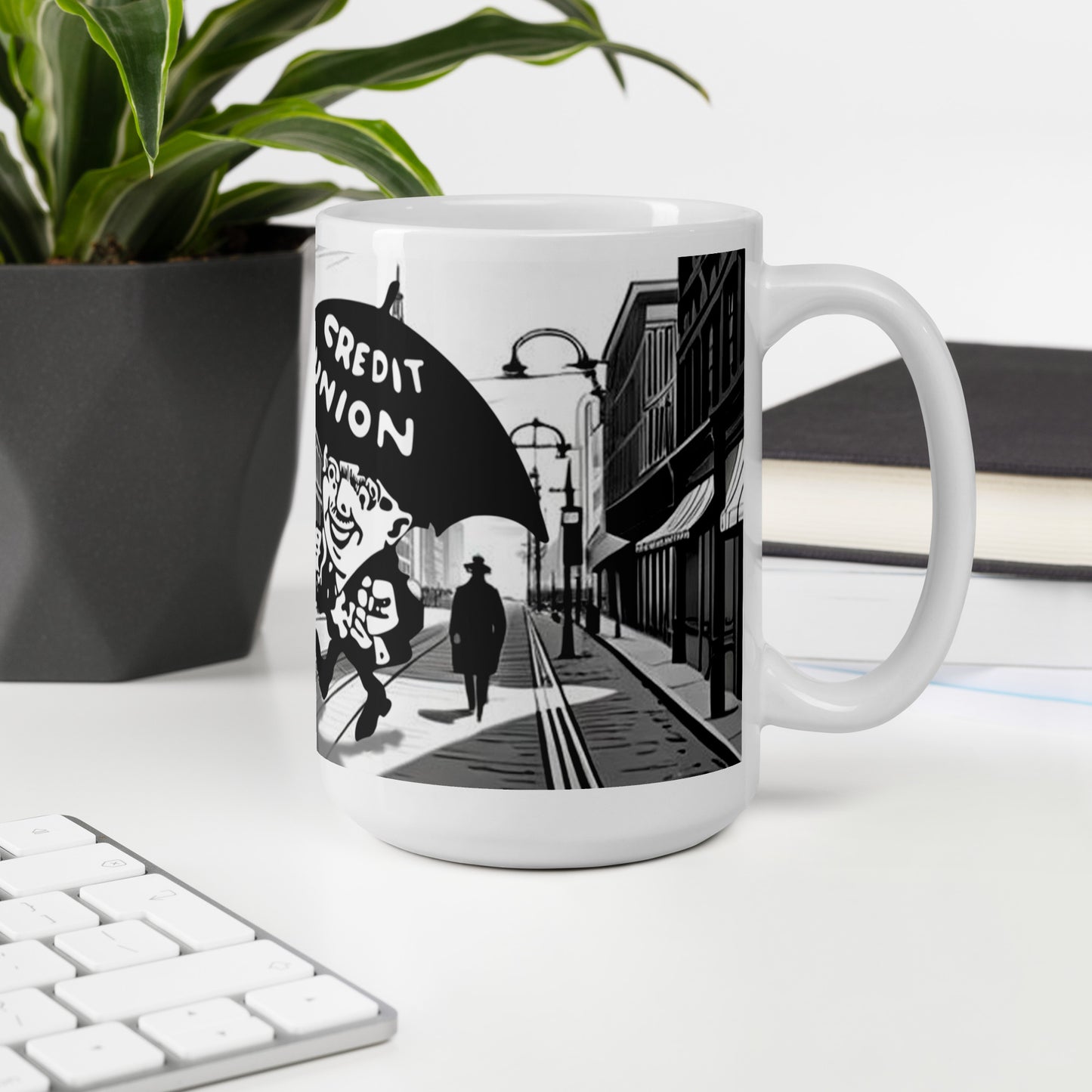 Umbrella Man Mug