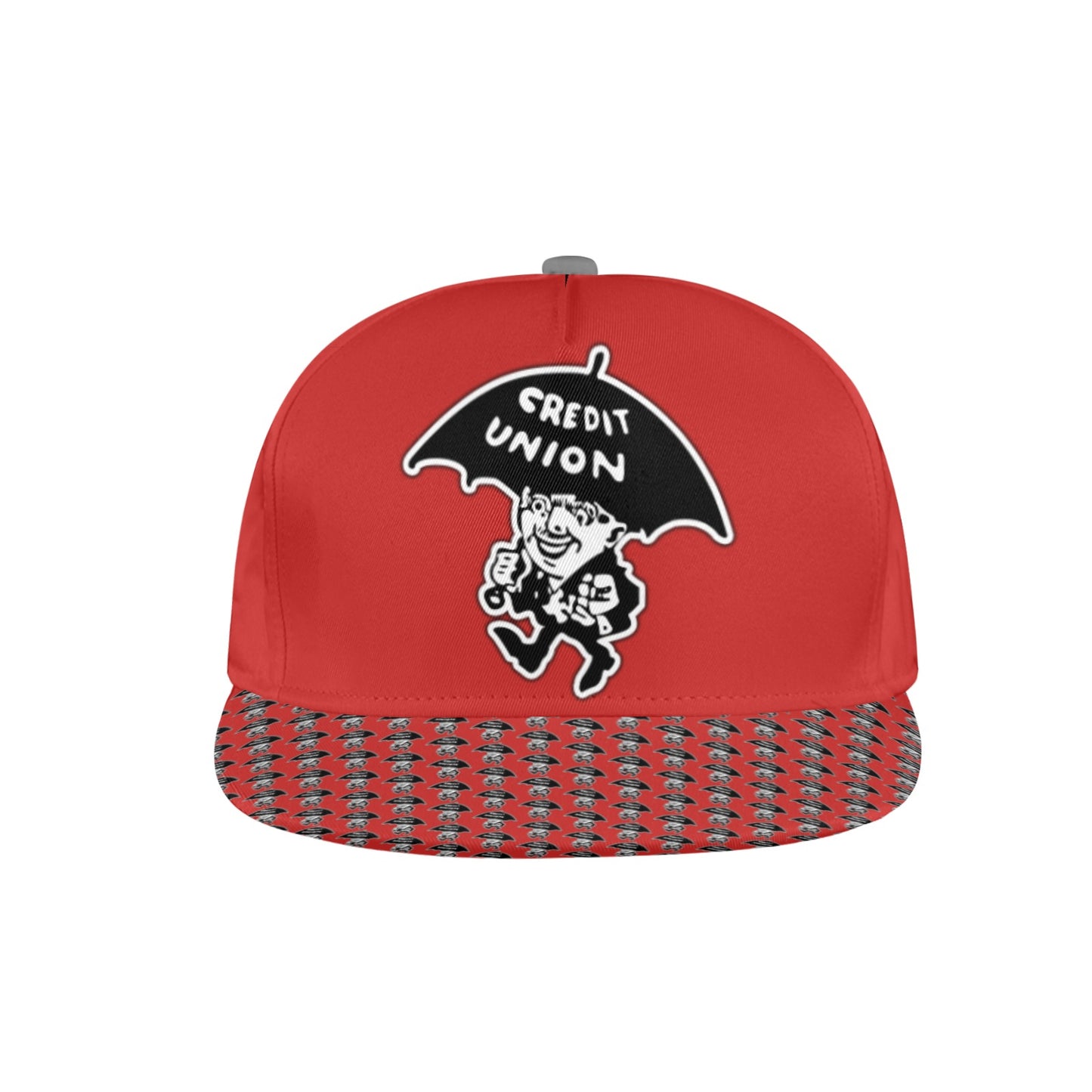 Credit Union Umbrella Man Snapback Hat