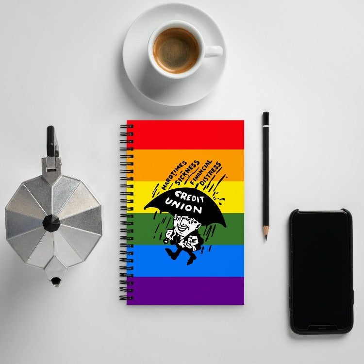 Umbrella Man Spiral Notebook